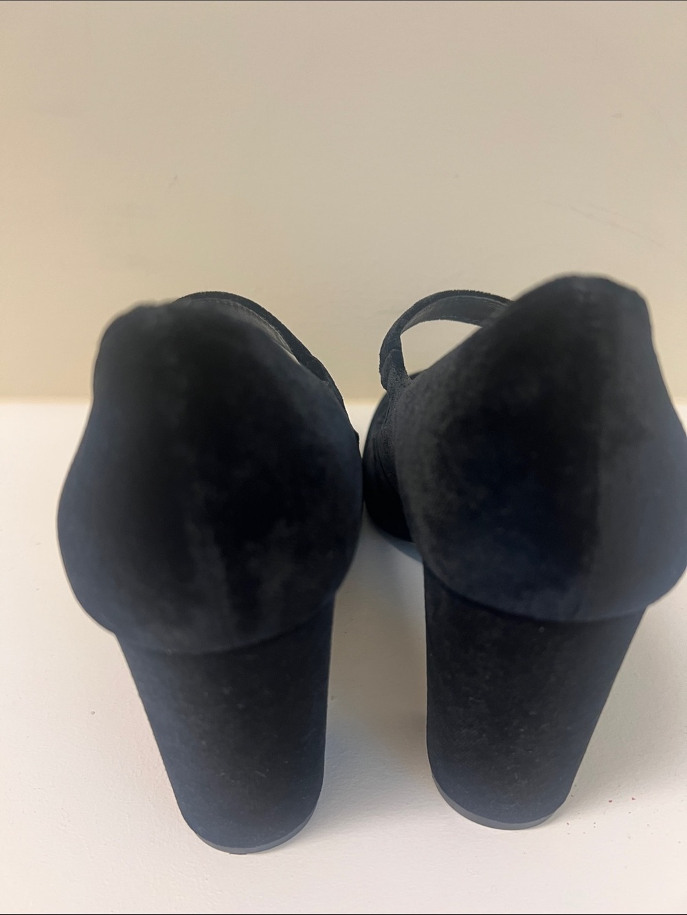 kate spade Black Velvet Mary Jane Pumps with Buckle new - Picture 3 of 5